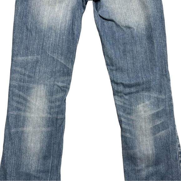 Rock 47 Embellished Cross Pocket Wrangler Bootcut Jeans - Picture 10 of 14